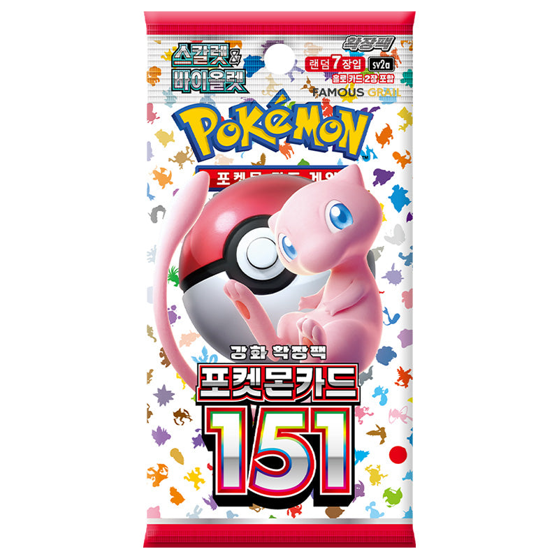 Pokemon 151 KOREAN Booster Pack (SV2a)