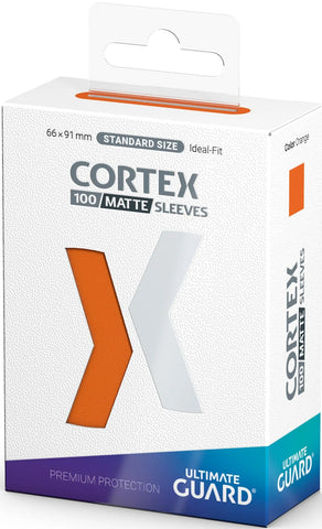 Orange Standard Size Card Sleeves - Ultimate Guard CORTEX [100 ct]