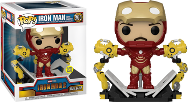 Iron Man: With Gantry (Iron Man 2) (PX Previews Exclusive) (Glows in the Dark) #905