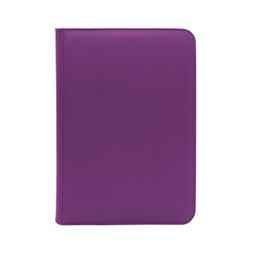 Purple Dex Zippered 9 Pocket Binder
