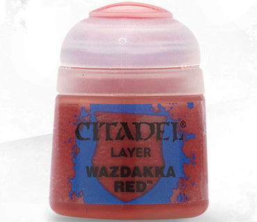 Citadel Paints: Wazdakka Red (Layer)