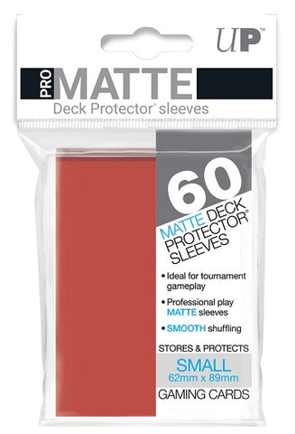 Red Pro-Matte (Japanese) [60 ct] Ultra Pro Deck Protector Sleeves