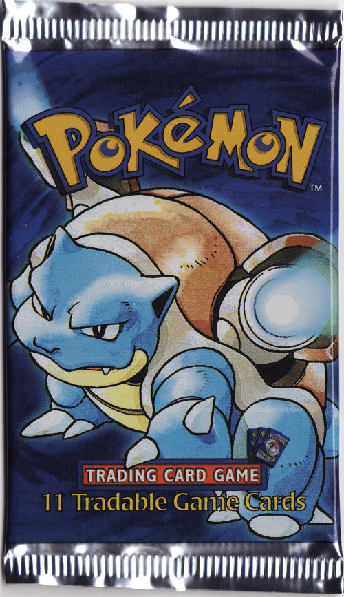 1999 Pokemon 1st First Edition Base Set Booster Pack - Blastoise 1999 Pokemon 1st First Edition Base Set Booster Pack - Blastoise