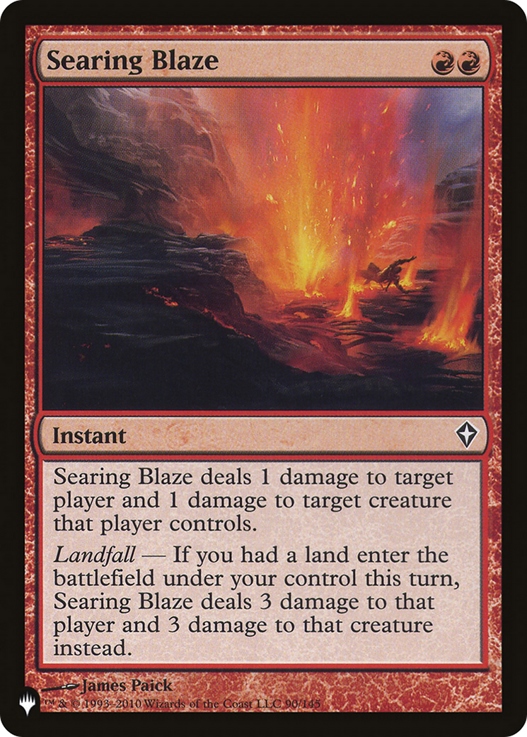 Image of Searing Blaze [The List]