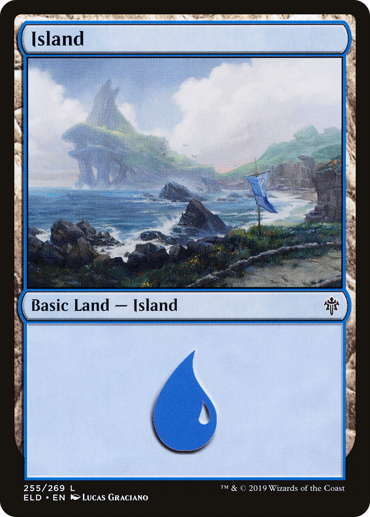 Image of Island (255) [Throne of Eldraine]