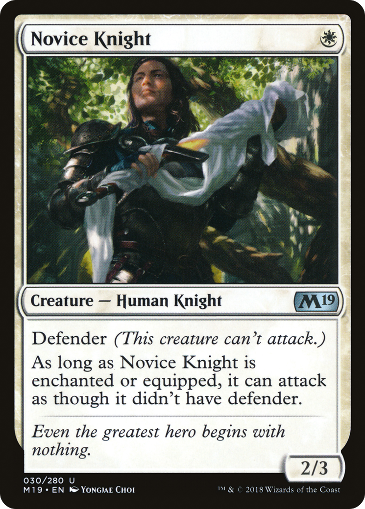 Image of Novice Knight [Core Set 2019]