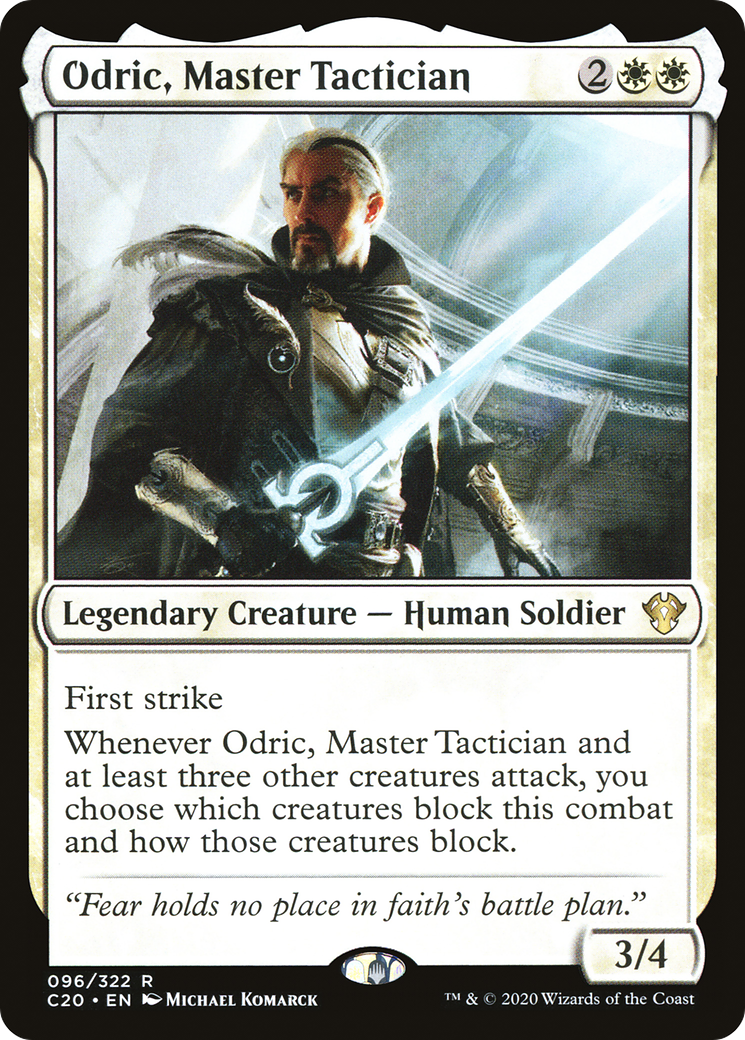 Image of Odric, Master Tactician [Commander 2020]