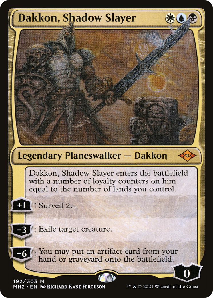 Image of Dakkon, Shadow Slayer [Modern Horizons 2]