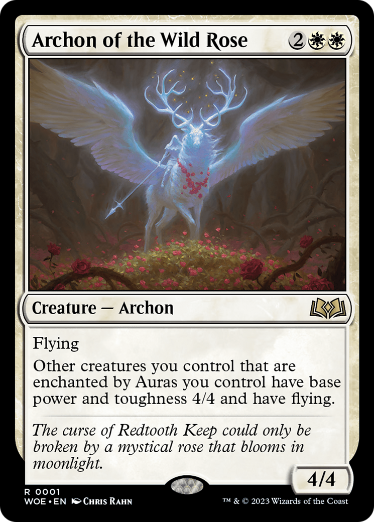 Image of Archon of the Wild Rose [Wilds of Eldraine]