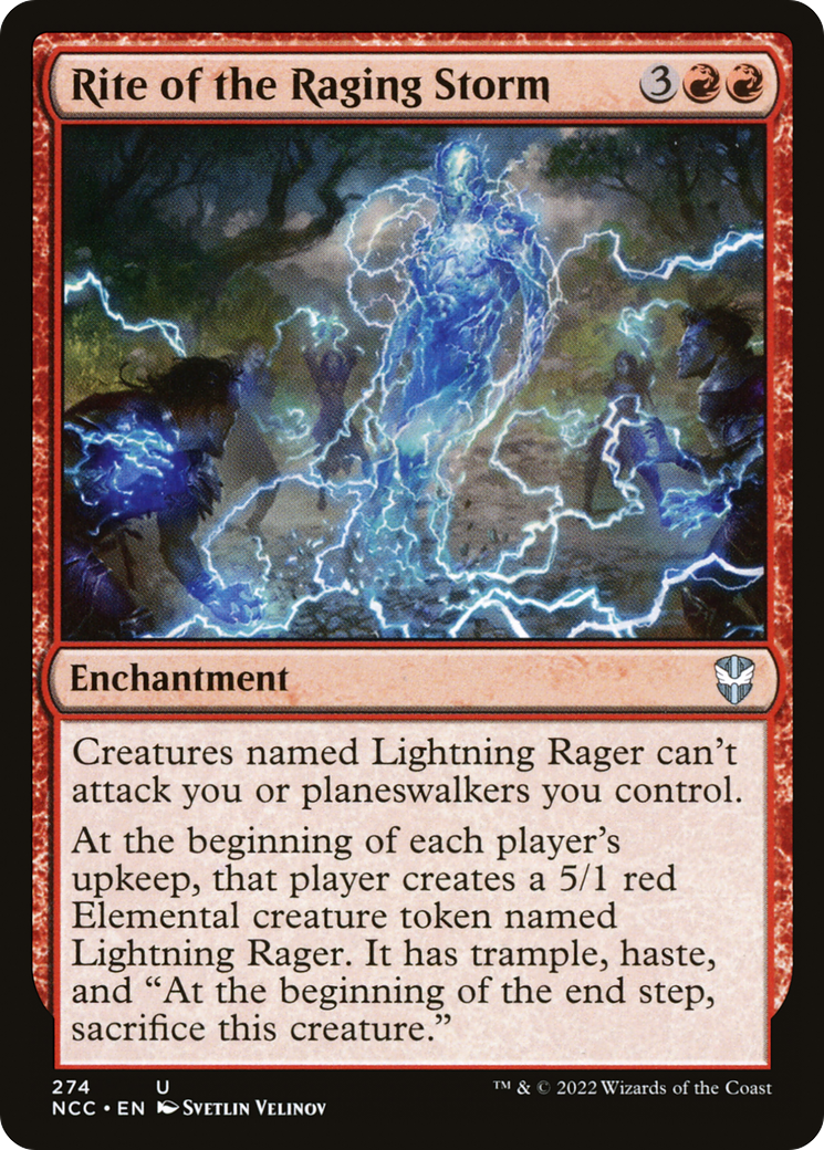 Image of Rite of the Raging Storm [Streets of New Capenna Commander]