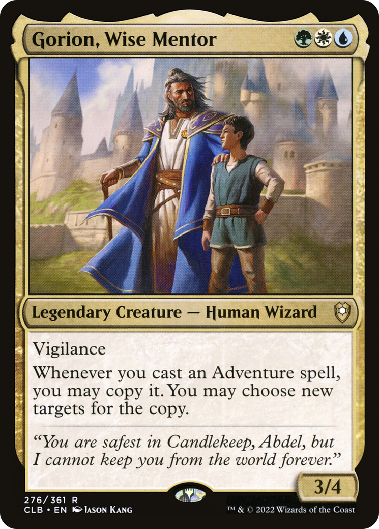 Image of Gorion, Wise Mentor [Commander Legends: Battle for Baldur's Gate]