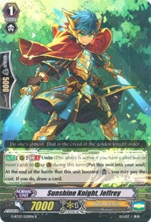 Image of Sunshine Knight, Jeffrey (G-BT07/029EN) [Glorious Bravery of Radiant Sword]