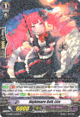 Image of Nightmare Doll, Liza (G-CHB03/020EN) [Rummy Labyrinth Under the Moonlight]