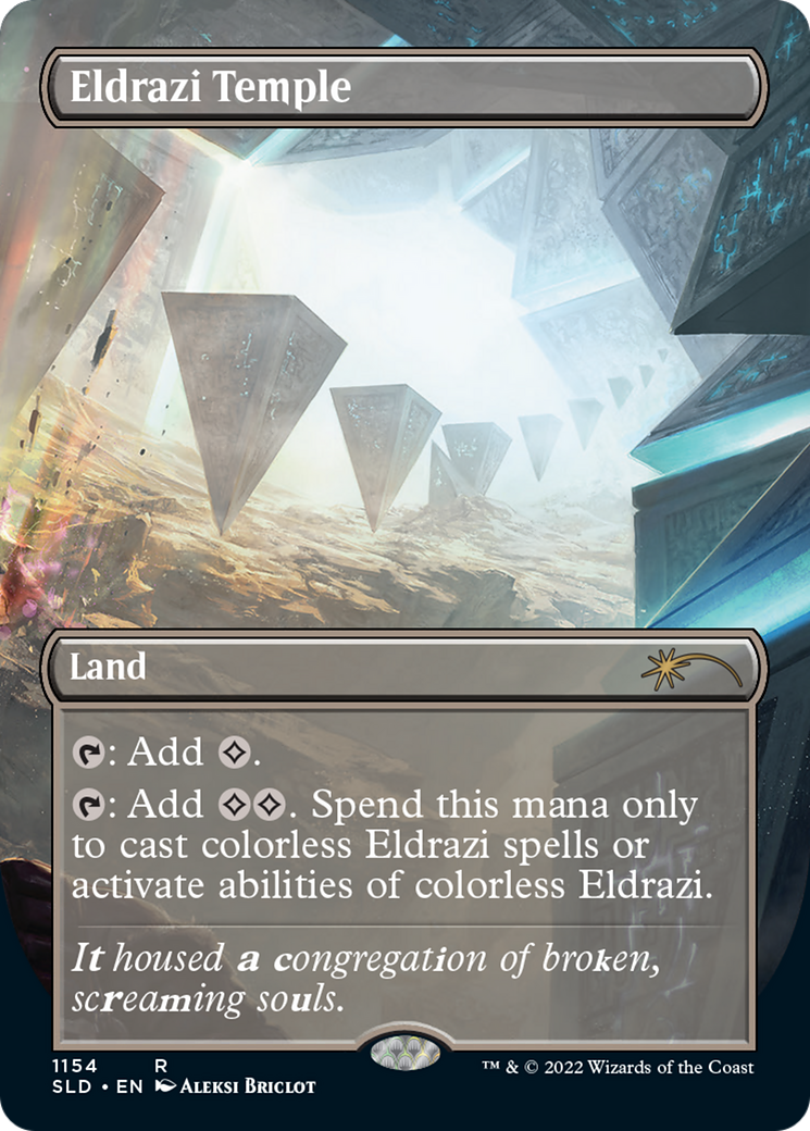 Image of Eldrazi Temple (Borderless) [Secret Lair Drop Series]