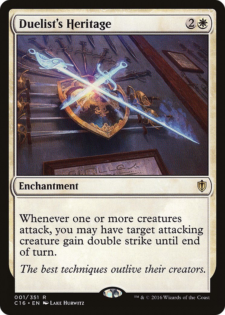 Image of Duelist's Heritage [Commander 2016]