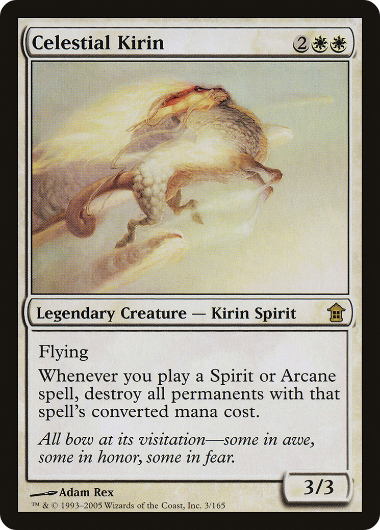 Image of Celestial Kirin [Saviors of Kamigawa]