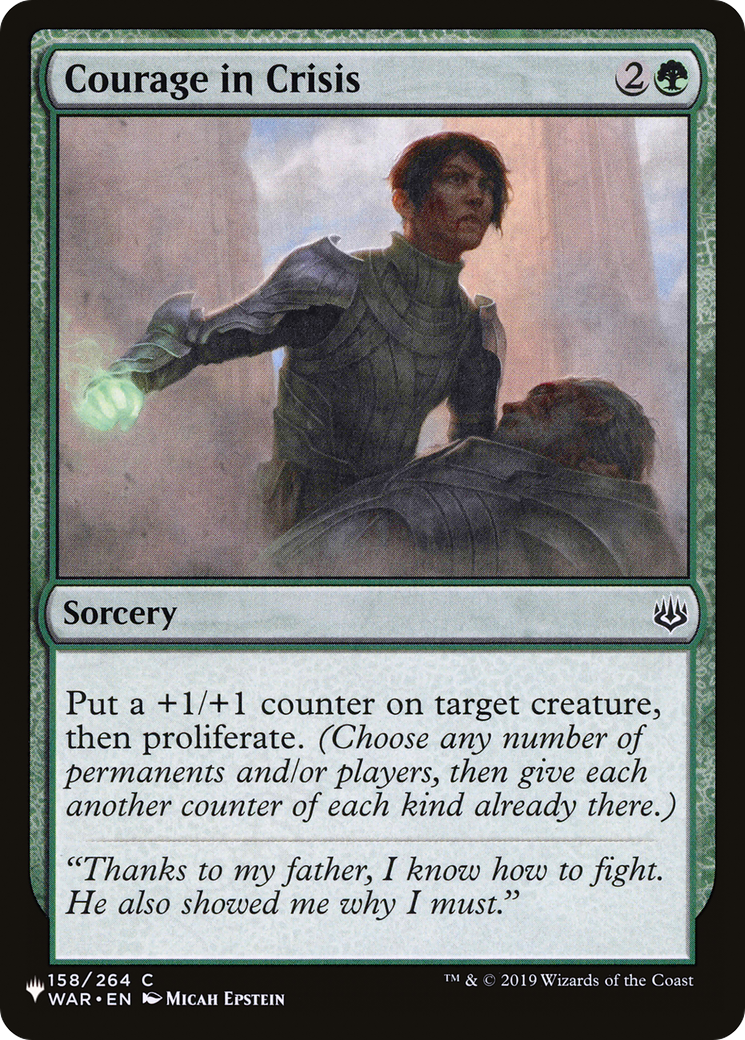 Image of Courage in Crisis [The List]