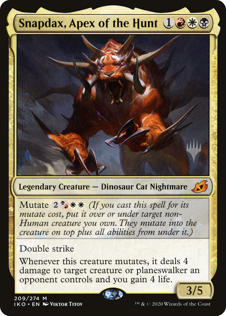 Image of Snapdax, Apex of the Hunt (Promo Pack) [Ikoria: Lair of Behemoths Promos]