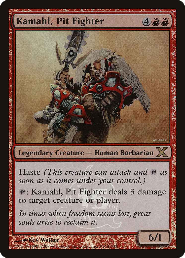 Image of Kamahl, Pit Fighter [15th Anniversary]