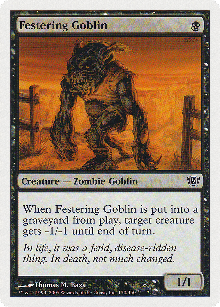 Image of Festering Goblin [Ninth Edition]