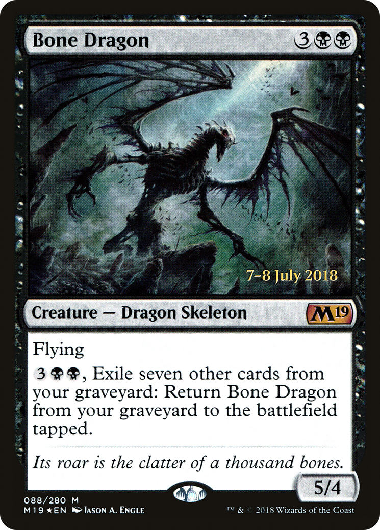 Image of Bone Dragon [Core Set 2019 Prerelease Promos]