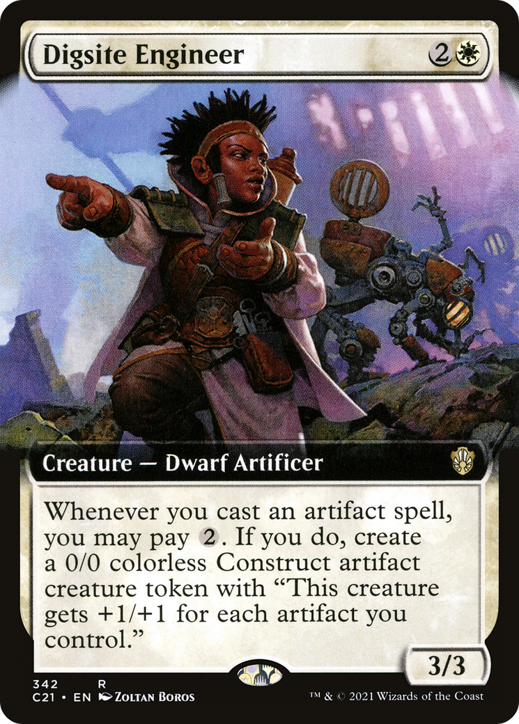 Image of Digsite Engineer (Extended Art) [Commander 2021]