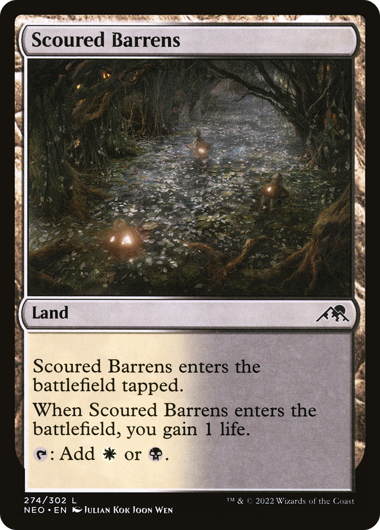 Image of Scoured Barrens [Kamigawa: Neon Dynasty]