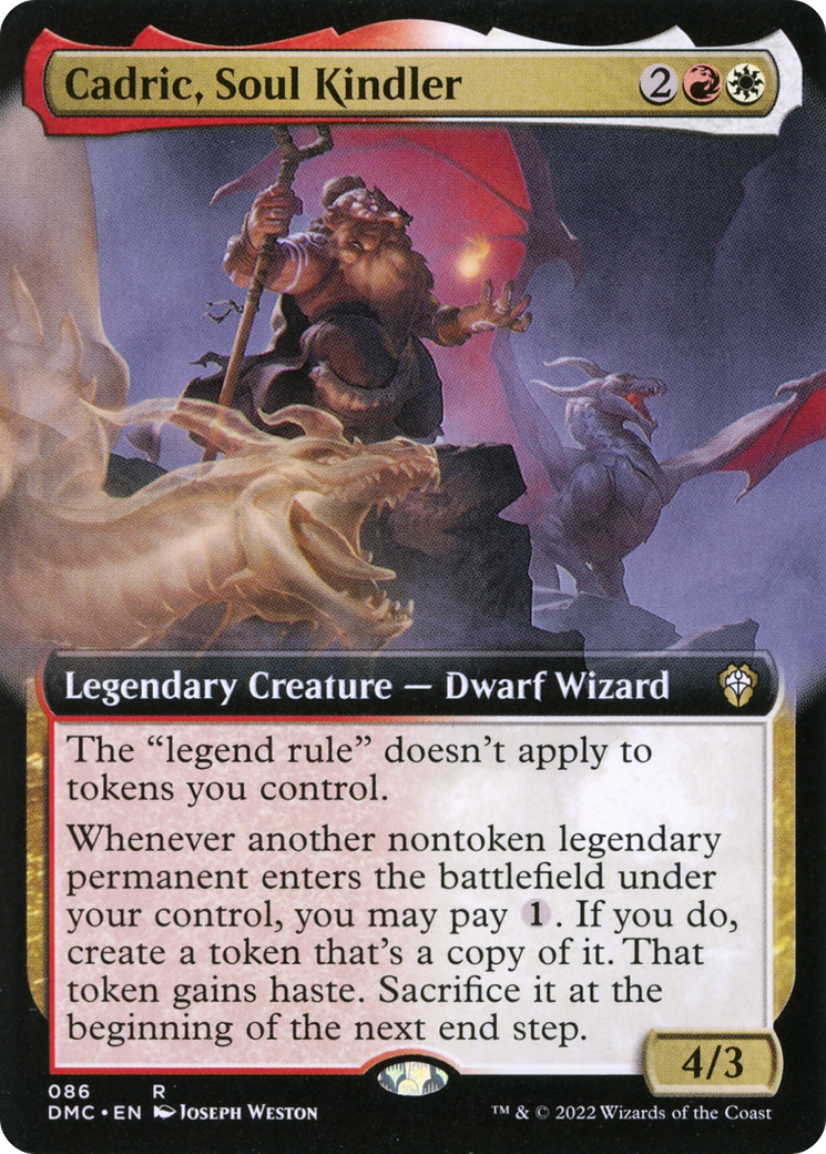 Image of Cadric, Soul Kindler (Extended Art) [Dominaria United Commander]