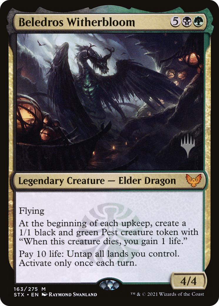Image of Beledros Witherbloom (Promo Pack) [Strixhaven: School of Mages Promos]