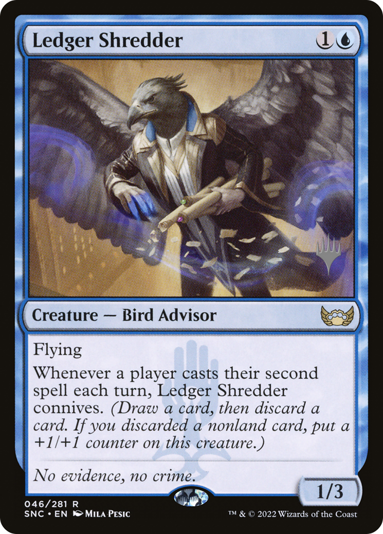 Image of Ledger Shredder (Promo Pack) [Streets of New Capenna Promos]
