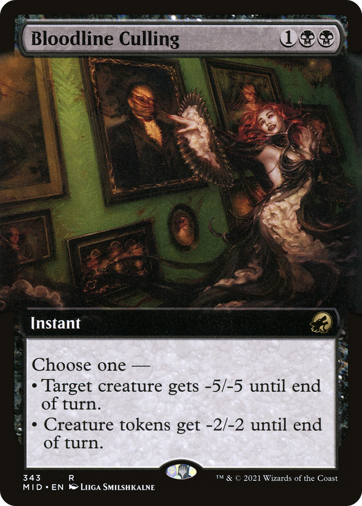 Image of Bloodline Culling (Extended Art) [Innistrad: Midnight Hunt]