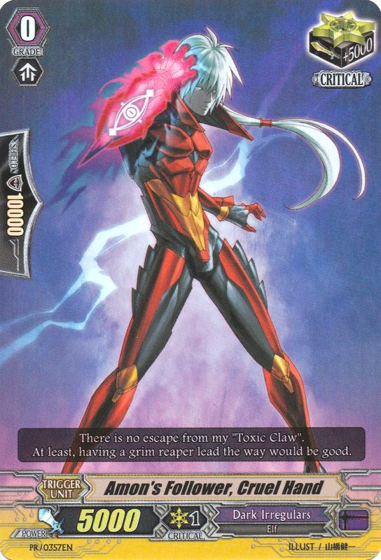 Image of Amon's Follower, Cruel Hand (PR/0357EN) [Promo Cards]