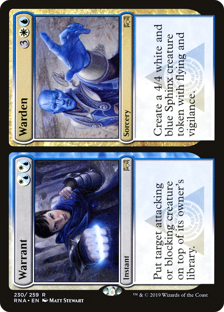 Image of Warrant // Warden [Ravnica Allegiance]