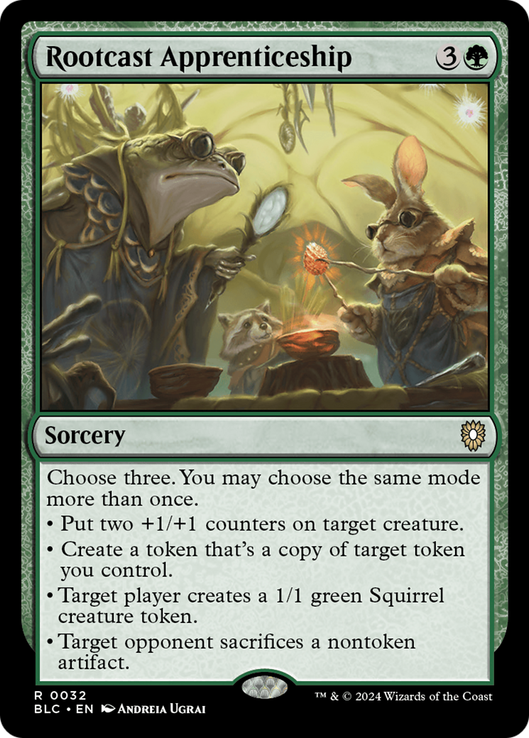 Image of Rootcast Apprenticeship [Bloomburrow Commander]