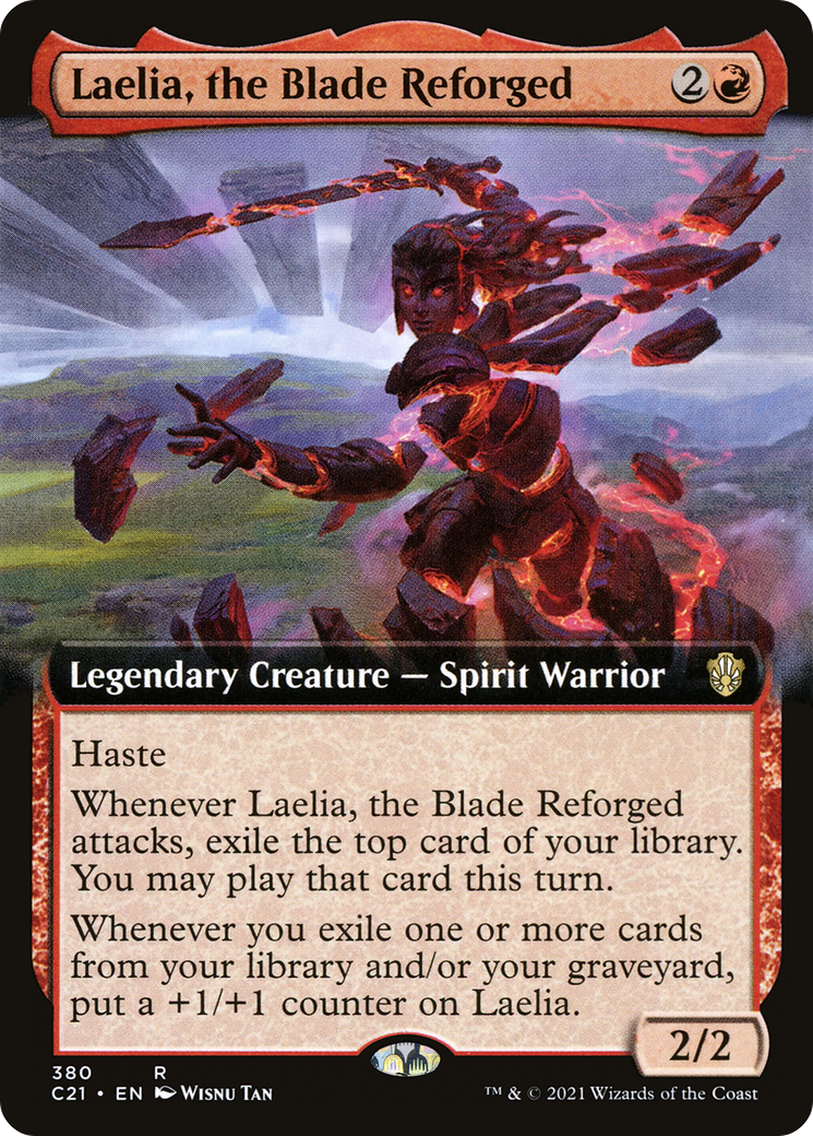 Image of Laelia, the Blade Reforged (Extended Art) [Commander 2021]