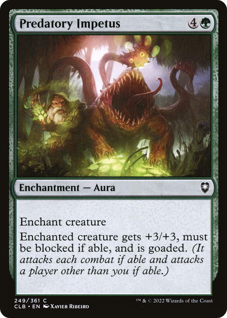 Image of Predatory Impetus [Commander Legends: Battle for Baldur's Gate]