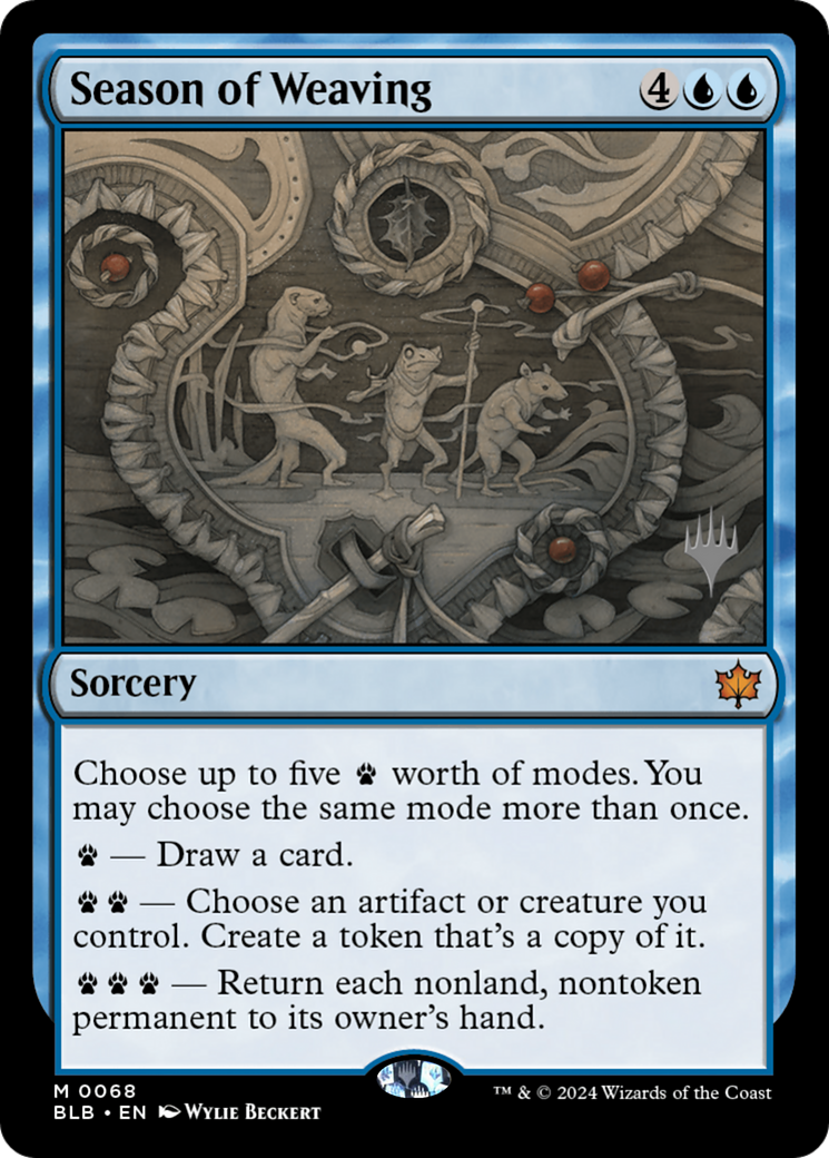Image of Season of Weaving (Promo Pack) [Bloomburrow Promos]
