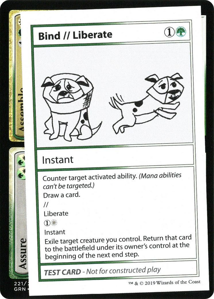 Image of Bind // Liberate (2021 Edition) [Mystery Booster Playtest Cards]
