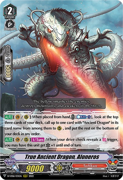 Image of True Ancient Dragon, Aloneros (D-VS06/031EN) [V Clan Collection Vol.6]