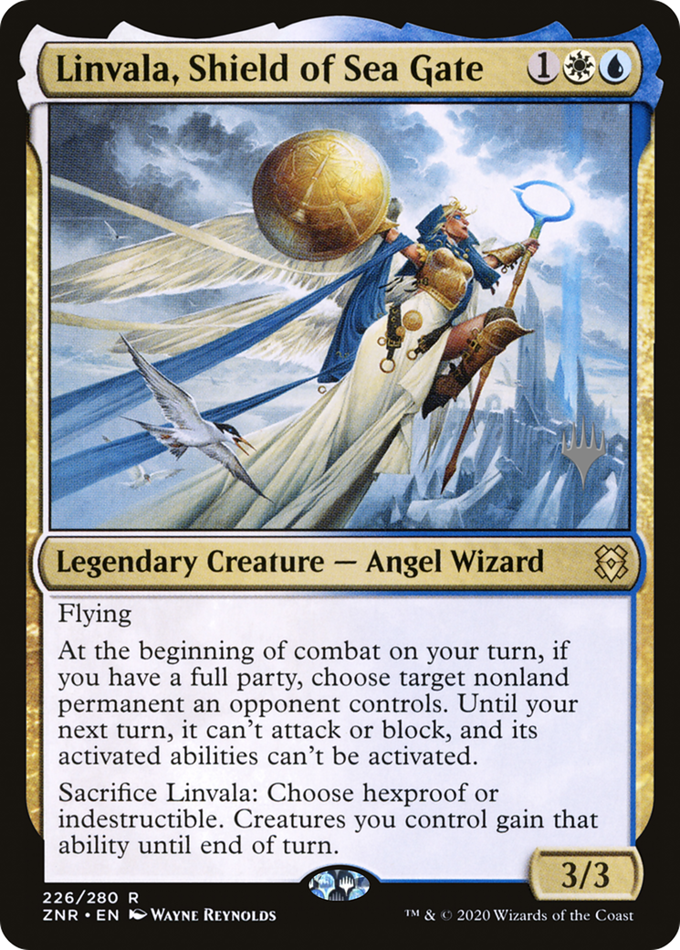 Image of Linvala, Shield of Sea Gate (Promo Pack) [Zendikar Rising Promos]