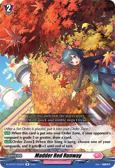 Image of Madder Red Runway (D-LBT01/056EN) [Lyrical Melody]
