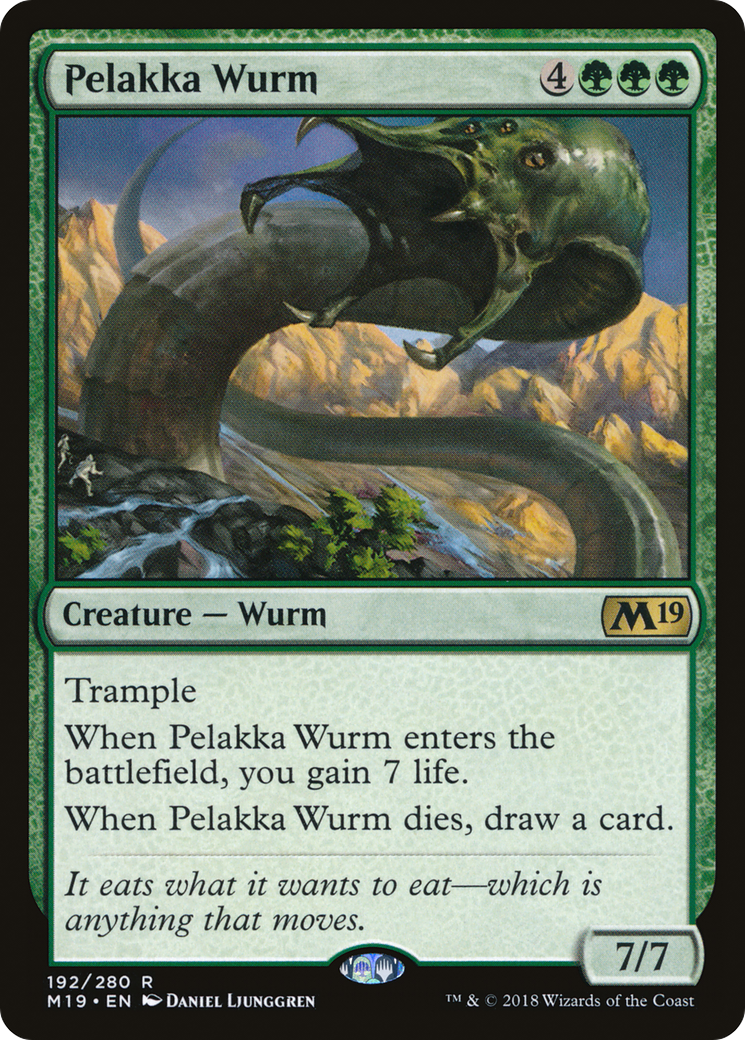 Image of Pelakka Wurm [Core Set 2019]