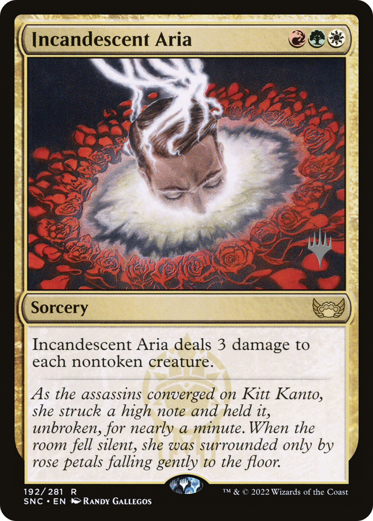 Image of Incandescent Aria (Promo Pack) [Streets of New Capenna Promos]