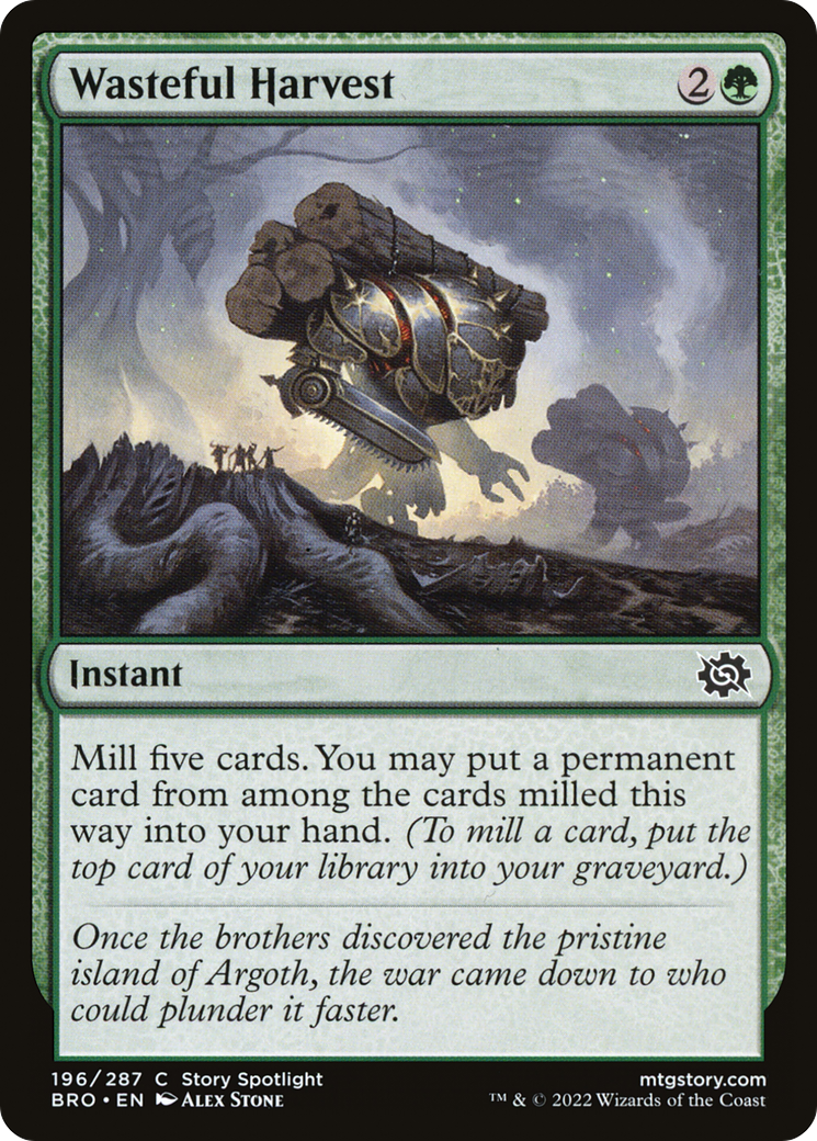 Image of Wasteful Harvest [The Brothers' War]