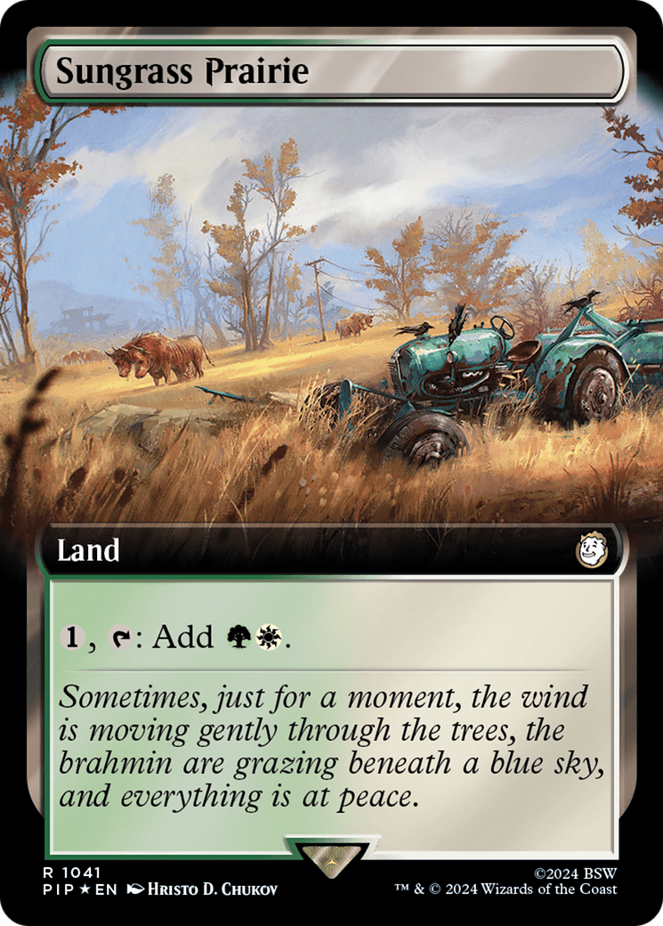Image of Sungrass Prairie (Extended Art) (Surge Foil) [Fallout]