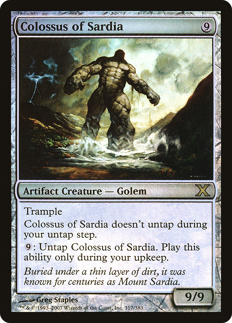 Image of Colossus of Sardia (10E-317) - Tenth Edition Foil