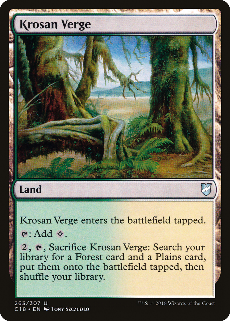Image of Krosan Verge [Commander 2018]