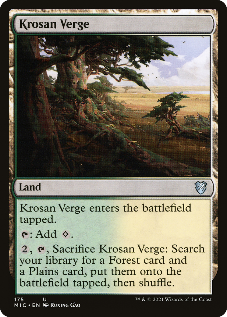 Image of Krosan Verge [Innistrad: Midnight Hunt Commander]