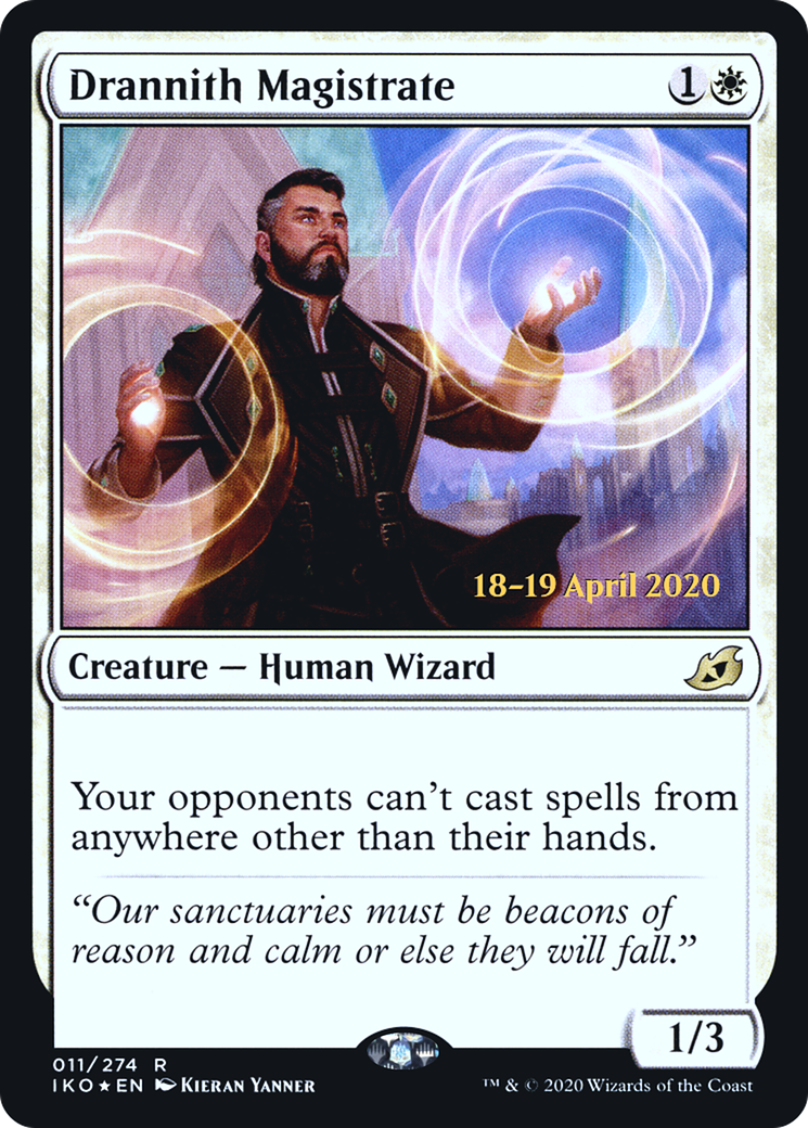Image of Drannith Magistrate [Ikoria: Lair of Behemoths Prerelease Promos]