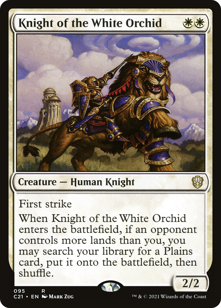 Image of Knight of the White Orchid [Commander 2021]